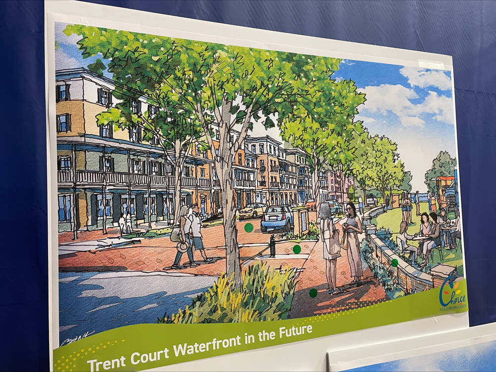 Illustration of the future of the Trent Court property